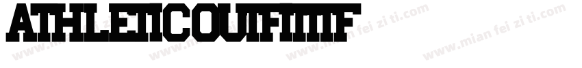 Athletic Outfitttf字体转换